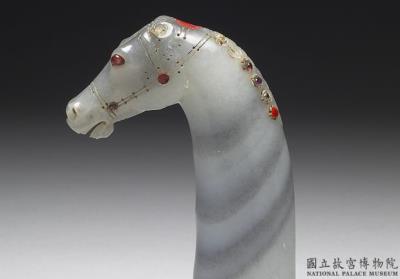 图片[2]-Jade inlaid dagger hilt, Mughal Empire-China Archive